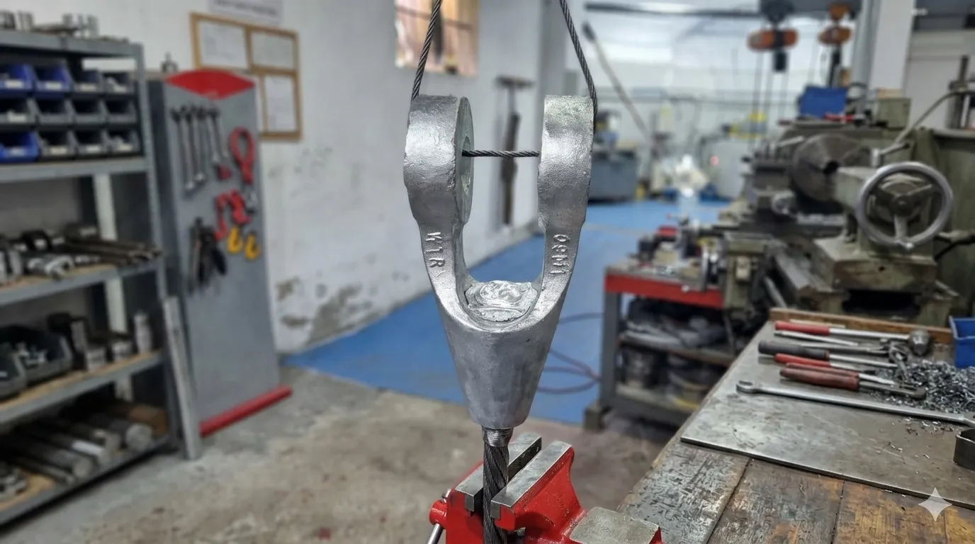 O que é soquetagem de cabos de aço