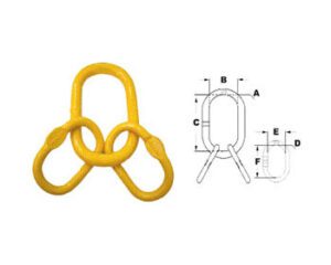 Anel de Sustentação com 2 Sub-elos Aço Alloy Grau 8 Soldado