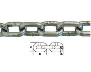 Corrente de Aço Carbono Calibrada