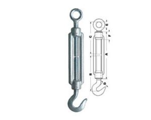 Esticador Forjado Gancho x Olhal