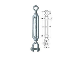 Esticador Forjado Olhal x Manilha