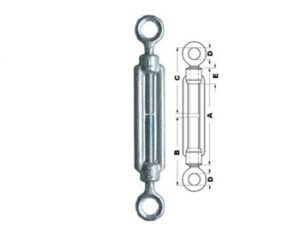 Esticador Forjado Olhal x Olhal