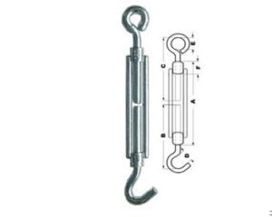 Esticador Leve Gancho x Olhal