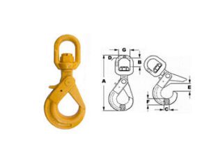 Gancho Giratório Automático Aço Alloy Grau 8 – Ari Cabos
