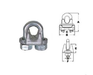 Grampo Pesado Inox (Clips) AISI 316