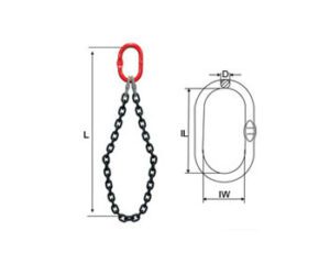 Linga de Corrente Cesto Simples Grau 10