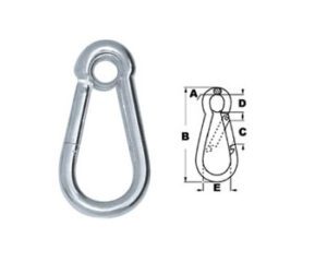 Mosquetão Trava Simples