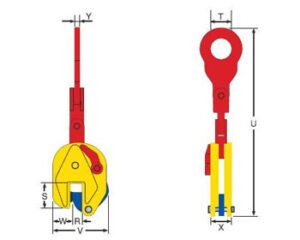 Pega Chapa Vertical TSMP-X / STSMP-X (Múltipla Articulação)